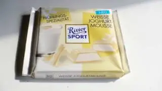 RITTER SPORT YOGURT MOUSSE WHITE CHOCOLATE GERMANY