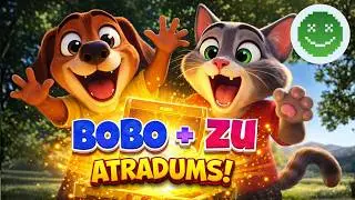 BOBO un ZU Atradums ( 1 daļa ) | Animēts stāsts bērniem Latviešu valodā