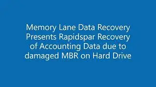 Company Accounts Data Recovery