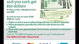 PLACING AN AD ON BIG CITY ADVERTISING FOR NETSPEND PREPAID DEBIT CARD REFER A FRIEND PROGRAM