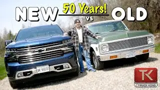 Old vs New: 1971 Chevy Pickup vs 2021 Chevy Silverado - See What's Changed in 50 Years!