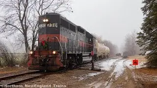 Guilford Rail Systems GP40 #330 on New England Southern CA-1 | New Camera | 12-13-20