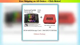 SC64 Flash Cart SummerCart64 Open Source Game Card  64 Video Game Console Modular Chip Wholesale
