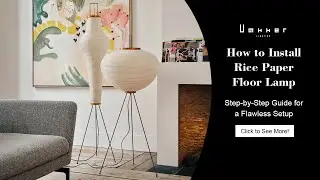 Rice Paper Floor Lamp Akari 14A Assembly Manual