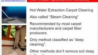 Kansas City Capet Cleaning - Hot Water Extraction Method