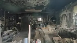 checking out the old blacksmith shop in Uhingen Germany