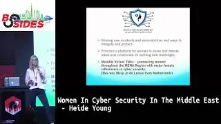 BSides Dubai 2018: Women In Cyber Security In The Middle East - Heide Young