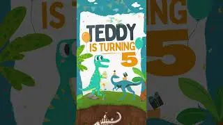 Personalized Dinosaur Birthday Video Invitation | Dinosaurs Animated Invitation #shortsvideo #shorts