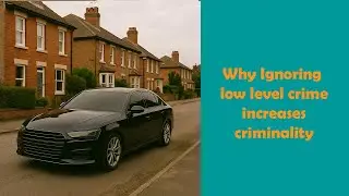Antisocial behaviour and low level crime is ignored no wonder we have so much crime