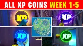 *NEW* XP COINS WEEK 5 (All Xp Coin Locations Week 1-5)