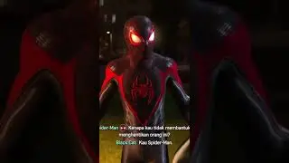 Spiderman Miles Morales Persuades Felicia The Black Cat #marvelsspiderman2