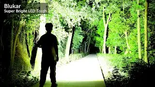Blukar Torch Rechargeable, Torches LED Super Bright Flashlight