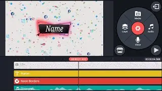 Make your own Name Intro using kinemaster | Squishing Effect tutorial |