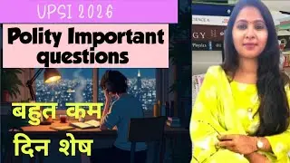 UPSI 2026 Polity Important questions Practice set-02 #uppolice #gk #upsi