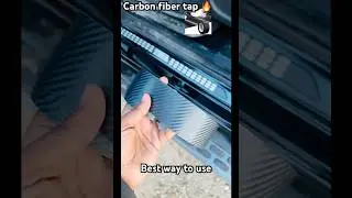 Carbon Fibre tape for car Door edges | Anti -Scratch | High gloss tape |Tata#carproduct#tharroxx2025