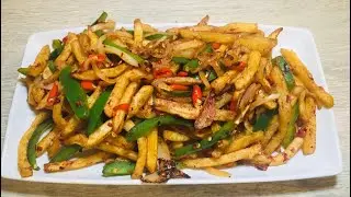 Salt & pepper chilli chips recipe ( Chinese style ) by humera nadeem