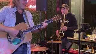 Stanley Behrens 🎷with Tom Freund back in Action at Hama Sushi at the Venice Circle 