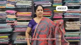 Semi Chanderi cotton || Rs 675+ shipping || www.ambarasarees.com || what&rsquo;s app 9176676331