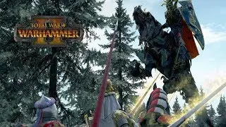 BLESSED DREAD KNIGHTS - Dark Elves vs Bretonnia // Total War: Warhammer II Online Battle