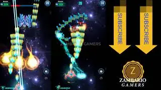 Galaxy Attck Alien Shooter Hero Mode | Terra Level 2 | Noctuoidea X Boss | Zambario Gamers