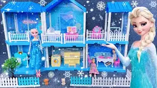 7 Minutes Satisfying with Unboxing Frozen Elsa Villa Playset，Cute Princess Toys ASMR | Review Toys