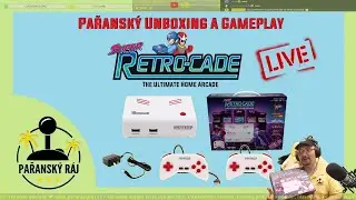Retro-Bit Super Retro-Cade | Unboxing a Gameplay retro Arcade konzole | CZ 1440p60