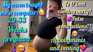 29-33 Weeks pregnant vlog! Is O&rsquo;lani coming early?! 
