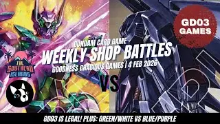 Карточная игра Gundam | GD03 ЛЕГАЛЬНО! Gfred, Blue / Purple With The O, and Another With 0 Gundam