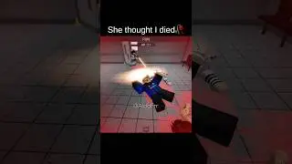 She thought I died in Run Hide Fight🥀 #roblox #shorts #fyp