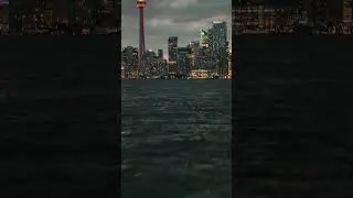 Canada's Best Drone Pilot visits Toronto Island | Toronto Skyline at night #droneshot #djiinspire3