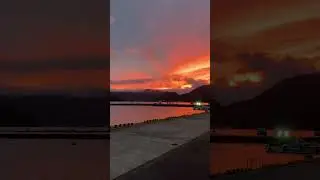 三木浦の夕陽｜港町の暮らし｜旅行｜古民家ワインショップ #travel #旅行 #絶景