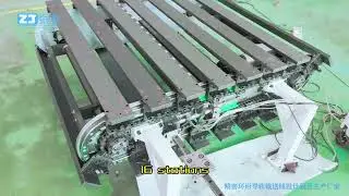 Customized vertical double track circular guide rail conveyor system, automatic conveying equipment