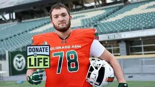 CSU Athlete Aaron Checked the Box to save and heal lives