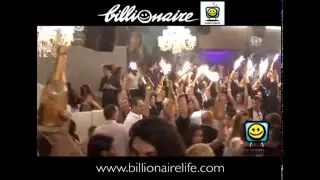 BILLIONAIRE CLUB MONACO - MONTECARLO -AMAZING CHAMPAGNE PARTY!