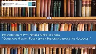 Prof. Natalia Aleksiun's book 