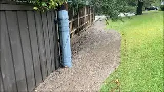Road Construction After a Heavy Rain
