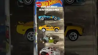 Hot Wheels 2024 Retro Racers: 5 поворотных кругов! #hotwheels #shorts #classiccars #retrocars