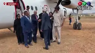 Moyale Airstrip: Dr Gebeyehu arrives for Inauguration of IGAD Moyale Cross Border Development Office