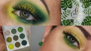 💚Recenzja palety W ZIELONE💚 GLAMSHOP 💚5 MAKIJAŻY| Creepy in Pink