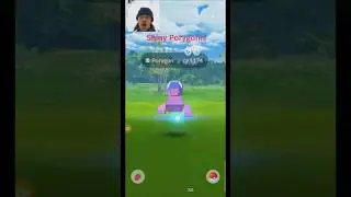 I encountered a SHINY Porygon in Pokemon Go!