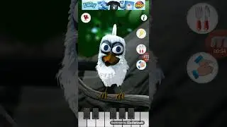 Talking Larry The Bird - (Android Game) - on my Samsung Galaxy S5 - 16GB - White - on Android 5.0
