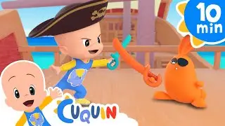 Cuquin's pirate surprise treasure chests | Songs and Education with Cleo and Cuquin