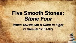 Scott Bumgardner - When You've Got a Giant To Fight