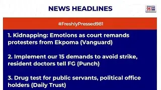 #FreshlyPressed981: Drug test for public servants, political office holders