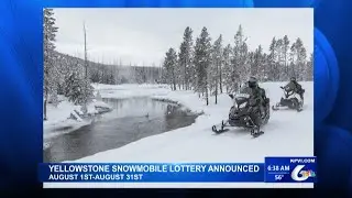 Yellowstone Announced a Lottery for Snowmobile Winter Access