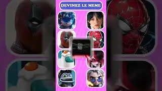Devine MeMe | Qui Danse | Sonic, Spiderman, Crazy Fog #devinequidanse #quiz #memes #song