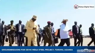 See how President Ruto was Received by President Museveni in Tororo, Uganda