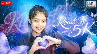 ROAD TO 5000 SUBS❤️ | Girl Gamer| Facecam | KittuuisLive #live#bgmi#fyp @BattlegroundsMobile_IN 