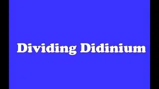 Dividing Didinium