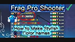 How To Make Stylish Color Names In Frag Pro Shooter